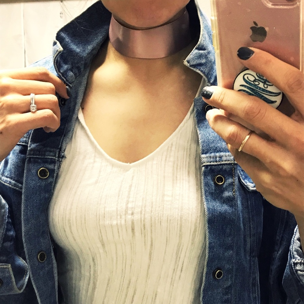 Blush Pink/Rose Gold Choker